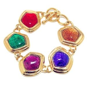Vintage KJL for Avon Multi Color Bracelet